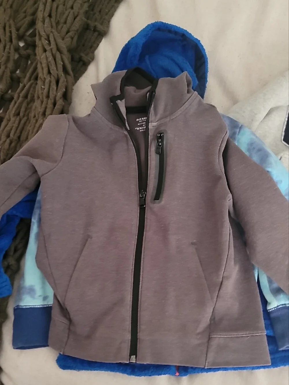 Mixed Size 5, Kids Hooded Sweatshirts - GAP Logo Pullover, Warm Jackets